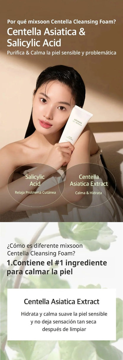Centella Cleansing Foam — Limpieza Suave